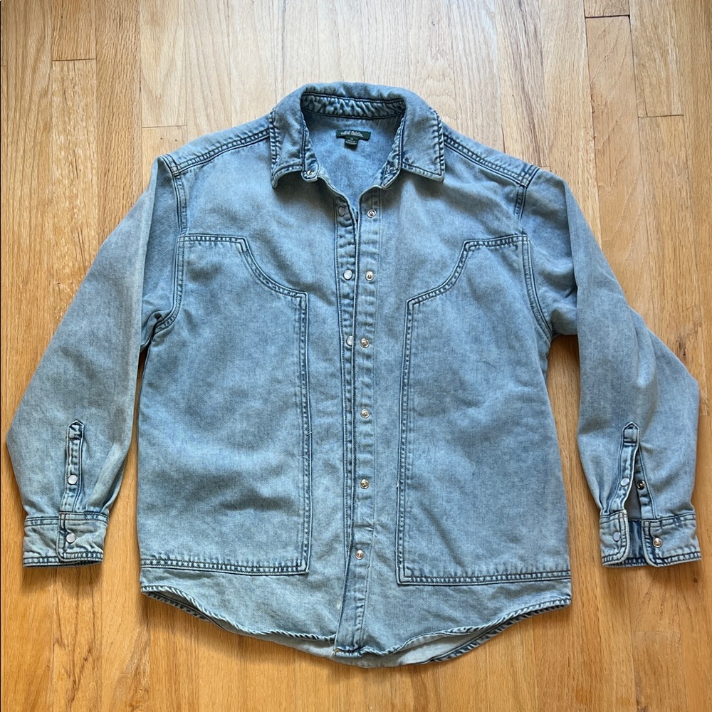 Wild fable denim shirt jacket